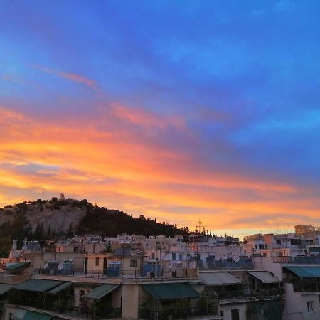 Rooftop Studio, Acropolis View! Athene Buitenkant foto