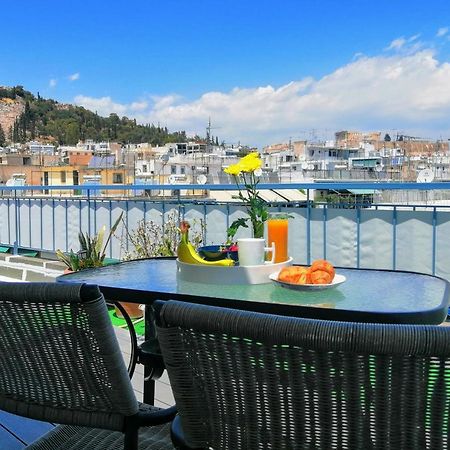 Rooftop Studio, Acropolis View! Athene Buitenkant foto